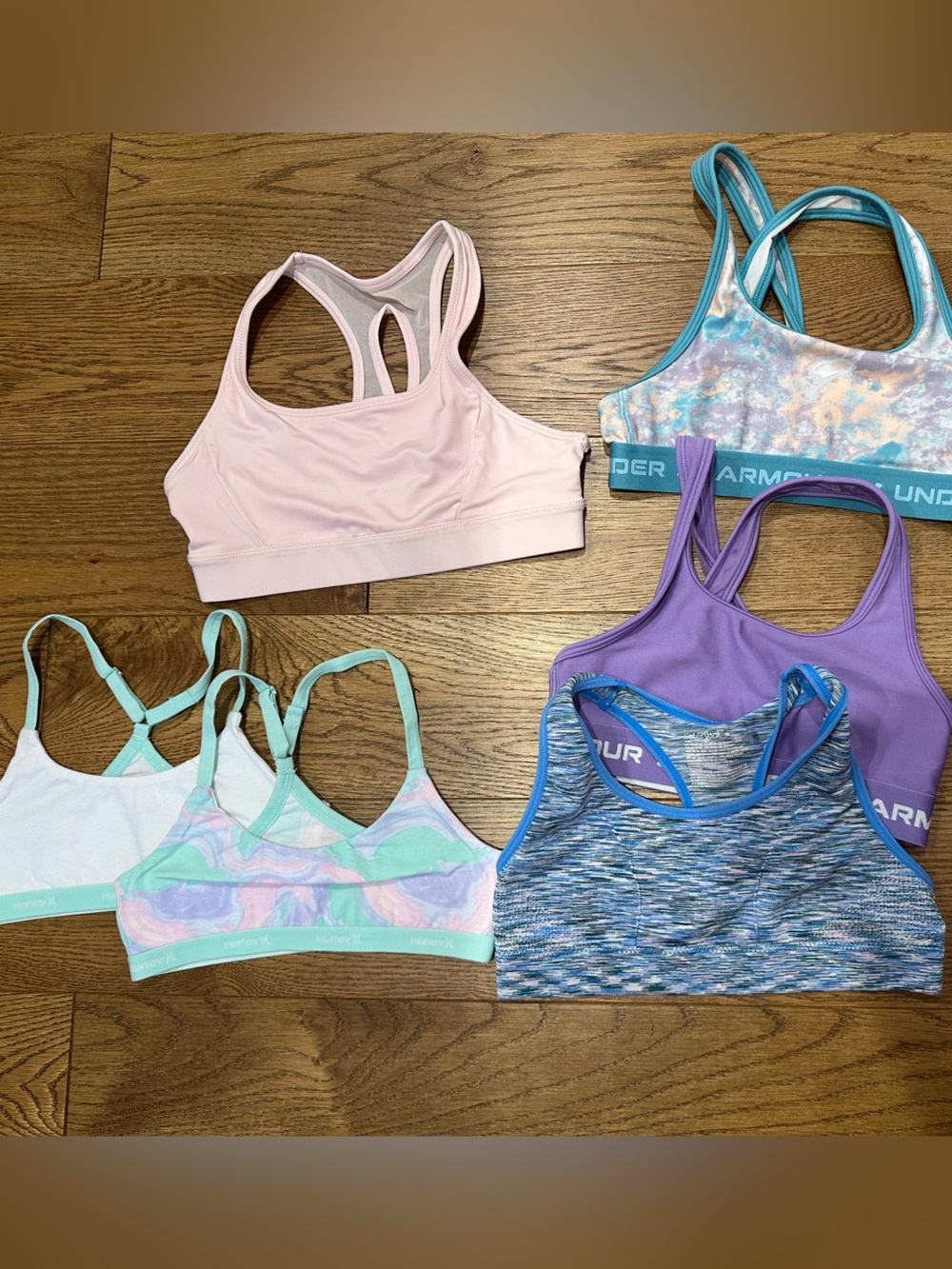 Girls sports bras